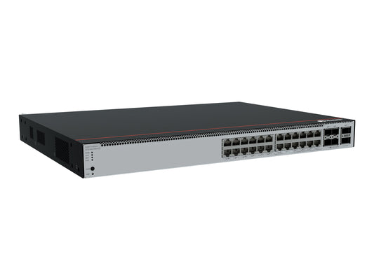 HUAWEI S5755-H24UTM4X4Y2C 12x10/100/1000BASE-T ports 12x100M/1/2.5/5/10GBASE-T ports 4x10GE SFP+ ports 4x25GE SFP28 ports
