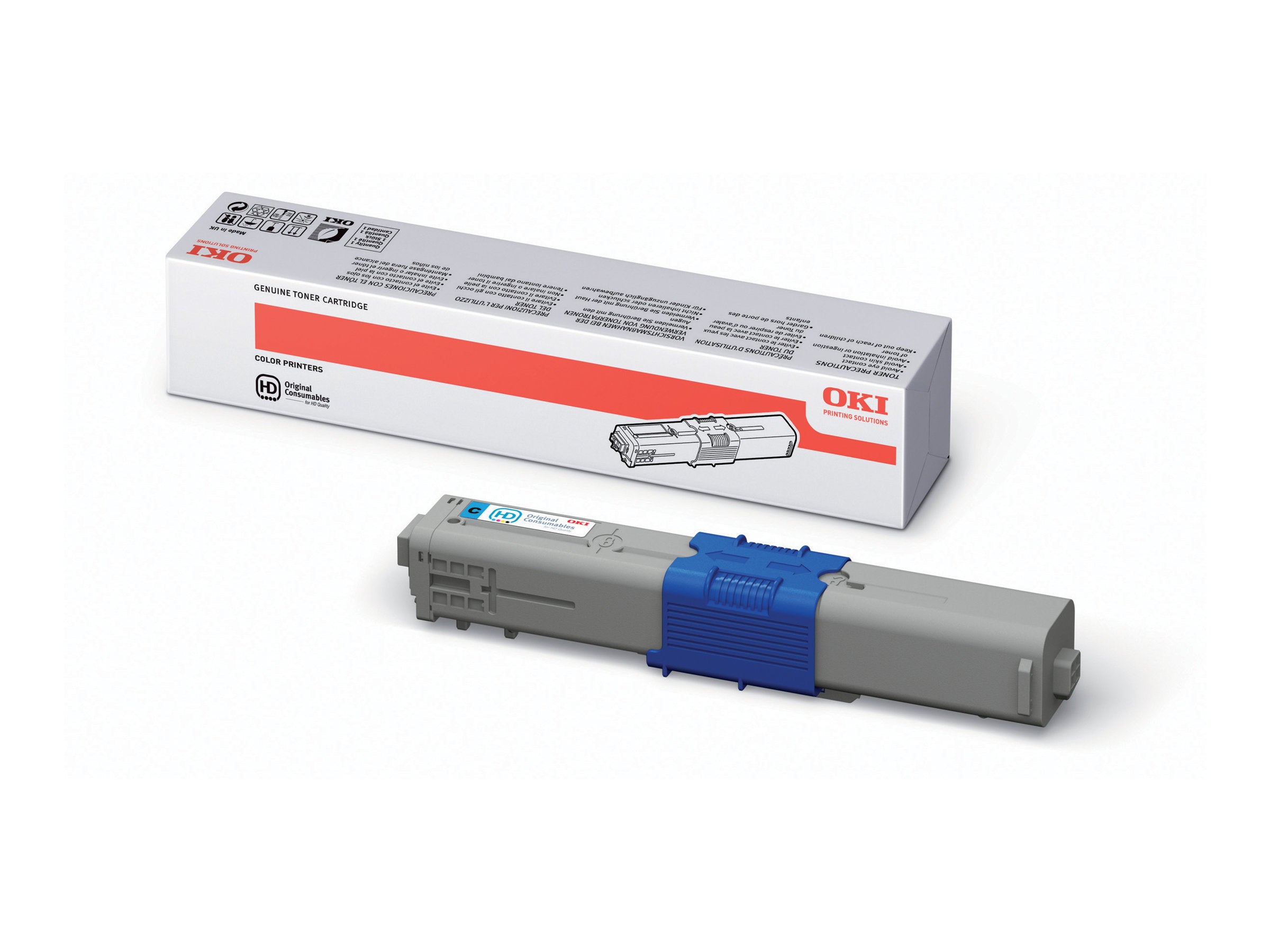 OKI C331 cartouche de toner cyan capacité standard 2.000 pages pack de 1