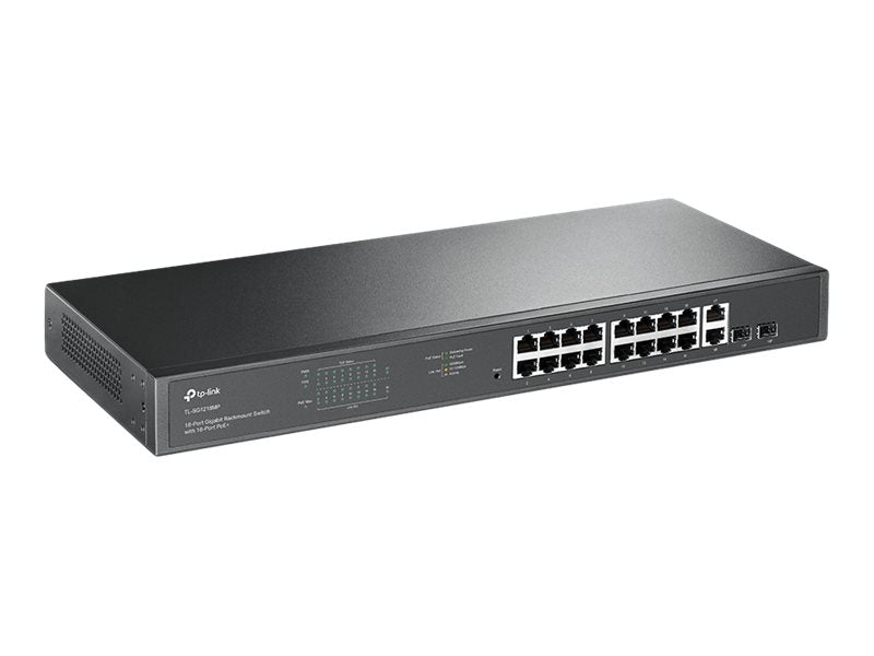 18-Port Gigabit Rackmount Switch 16 PoE+