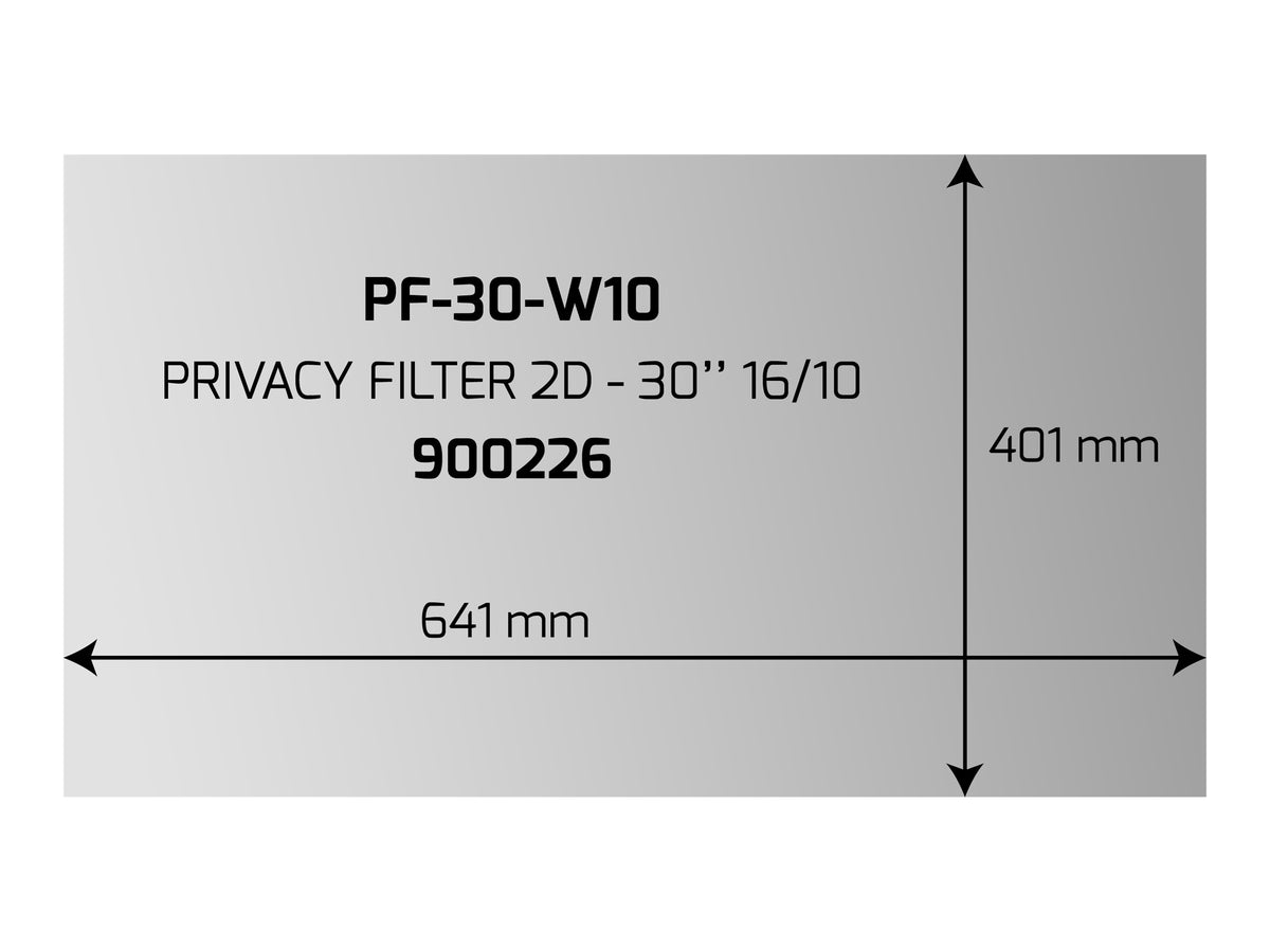 PORT DESIGNS PRIVACY FILTER 2D 30p 16/10 641x401
