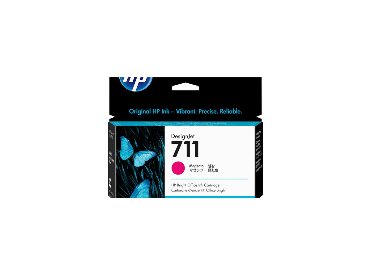 HP 711 original Ink cartridge CZ131A magenta standard capacity 29ml 1-pack