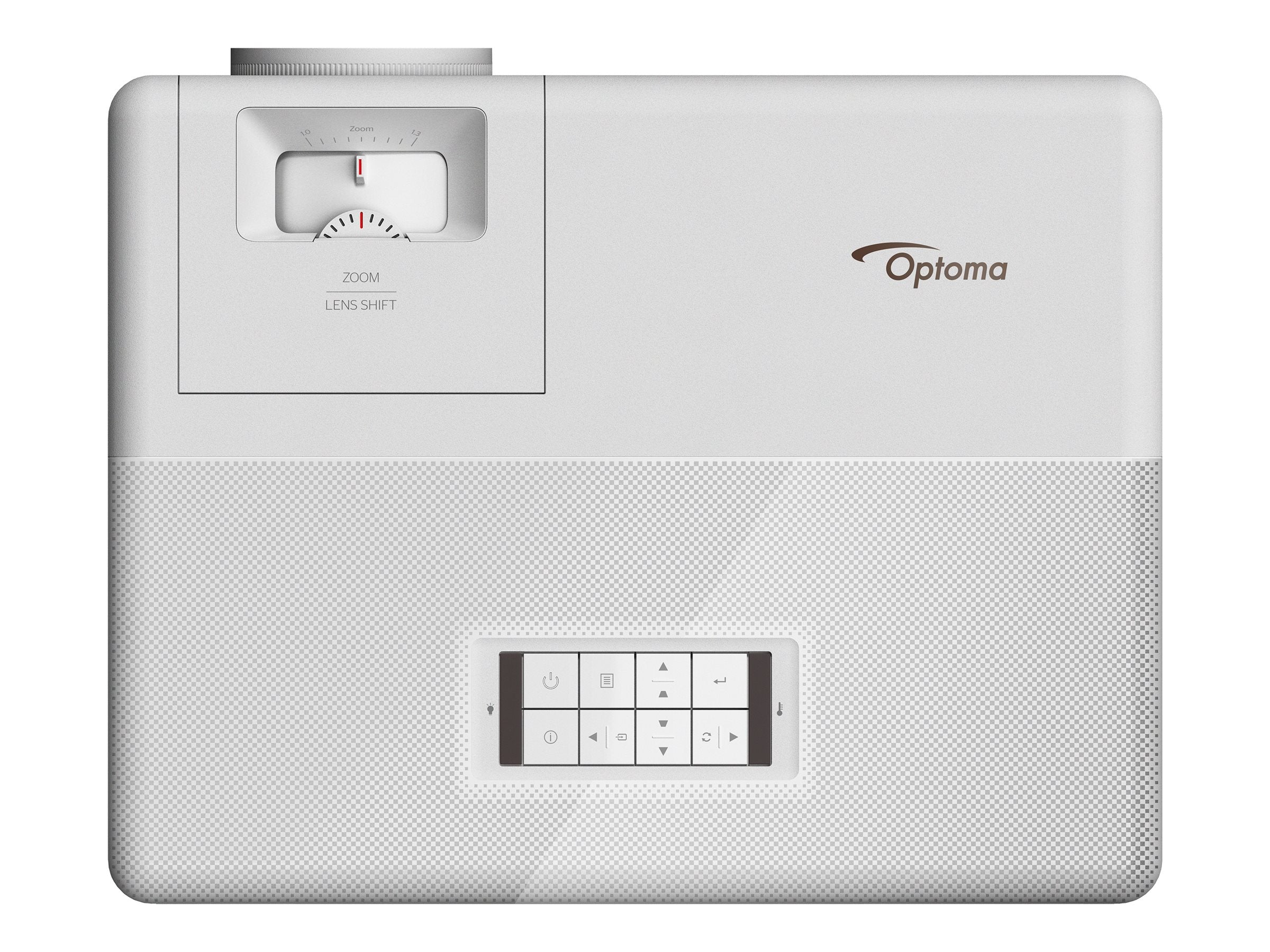 OPTOMA ZH507+ Laser Projector 1080p 1920x1080 5500lm 300 000:1 TR 1.4:1 - 2.24:1 - Lens Shift V+16 2H Composite Video USB-A Power