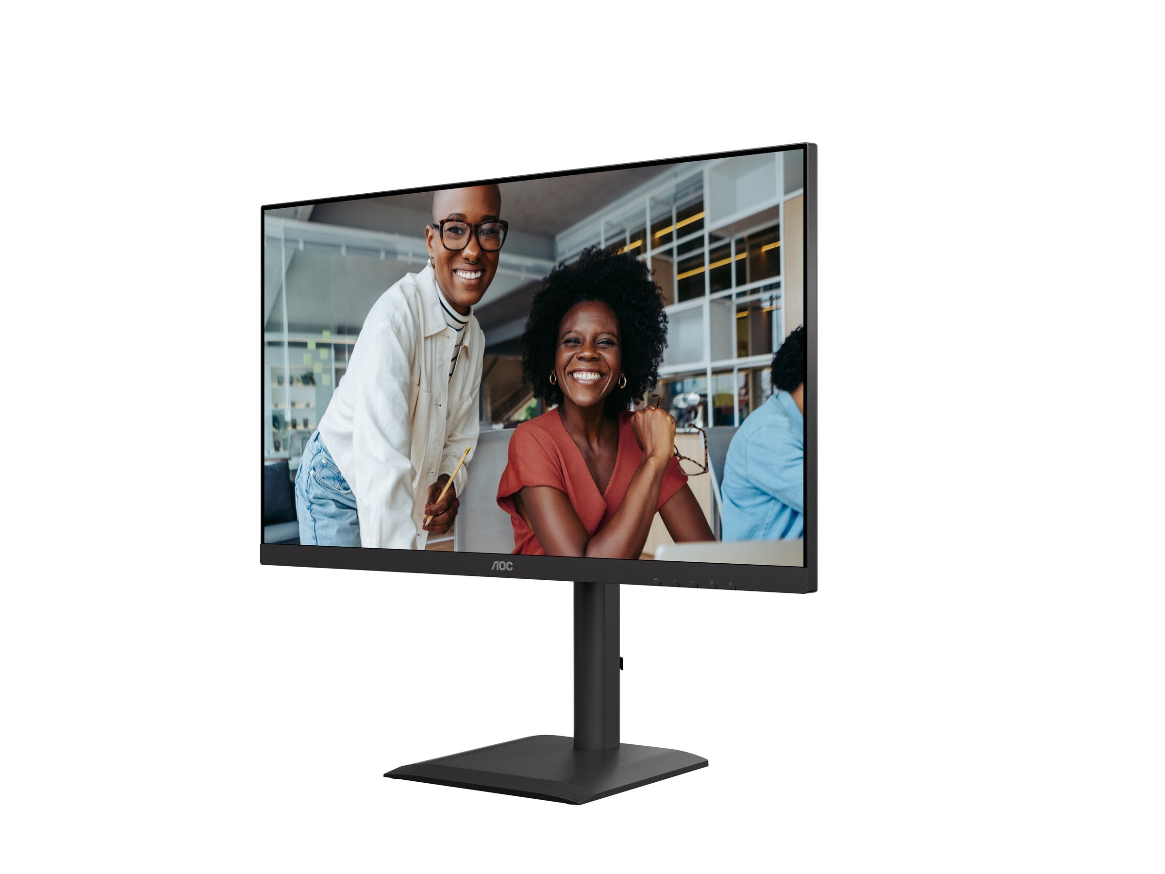 AOC U27E4CV 27p 3840x2160 60Hz IPS Flat H/A 150MM USB C DOCKING 90W Adaptive Sync EyeComfort 3.0 USB HUB SPEAKER