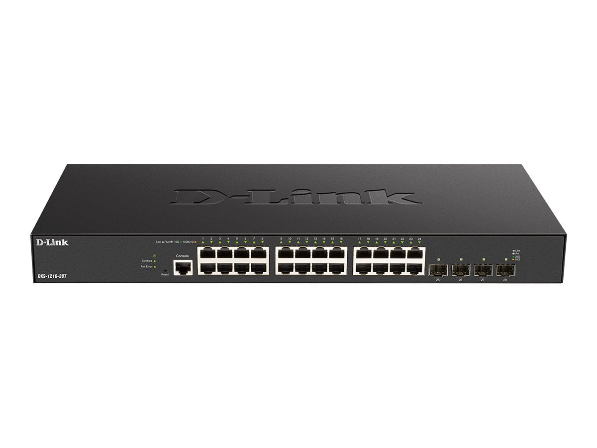 D-LINK Smart+ L2+ 24 ports Switch 10GbE copper & 4 ports 10G/25G SFP28