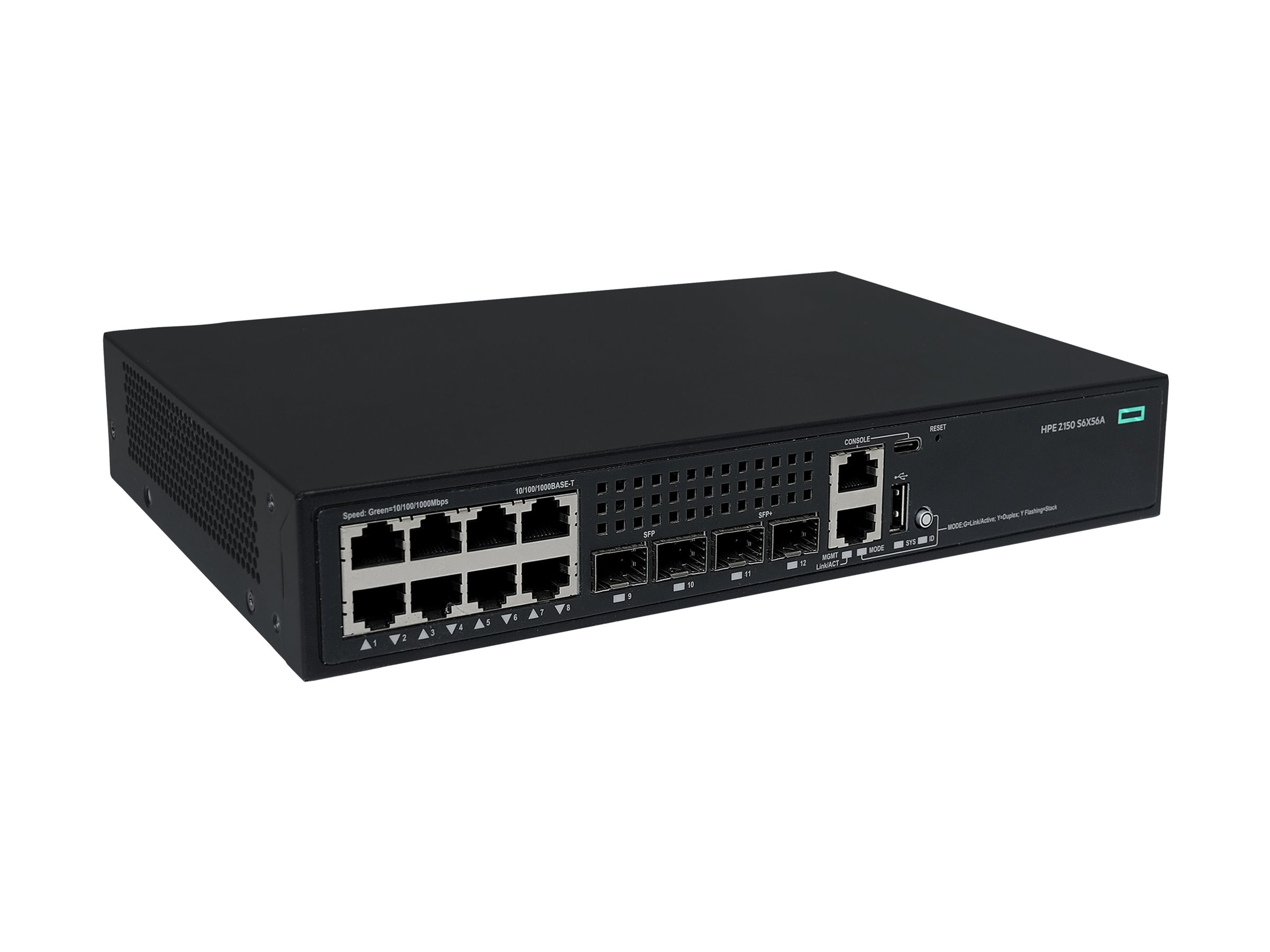 HPE Networking CW 2150 8p 10M/100M/1G 2p SFP 1G 2p SFP+ 1G/10G Switch EU en