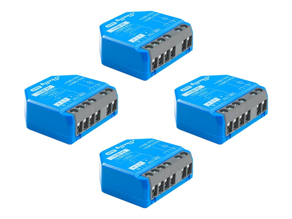 SHELLY 1 Gen4 4-Pack Matter WLAN Smart Relay