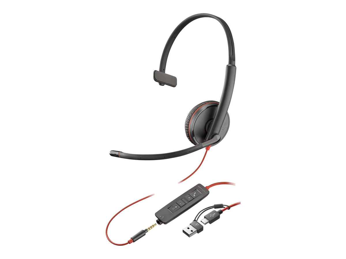 Poly BW 3215 USB-C HS+3.5mmP+USB-C/A