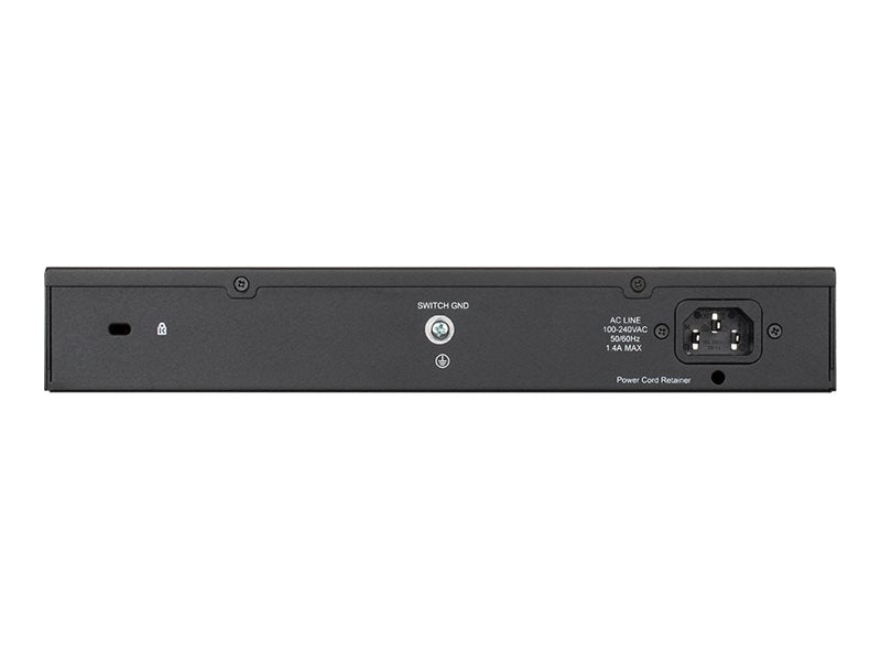 D-LINK 24-Port Layer2 PoE Gigabit Smart Switch 24x 10/100/1000Mbit/s TP RJ-45 Port of which 12 x PoE 802.3af/802.3at802.3x Flow