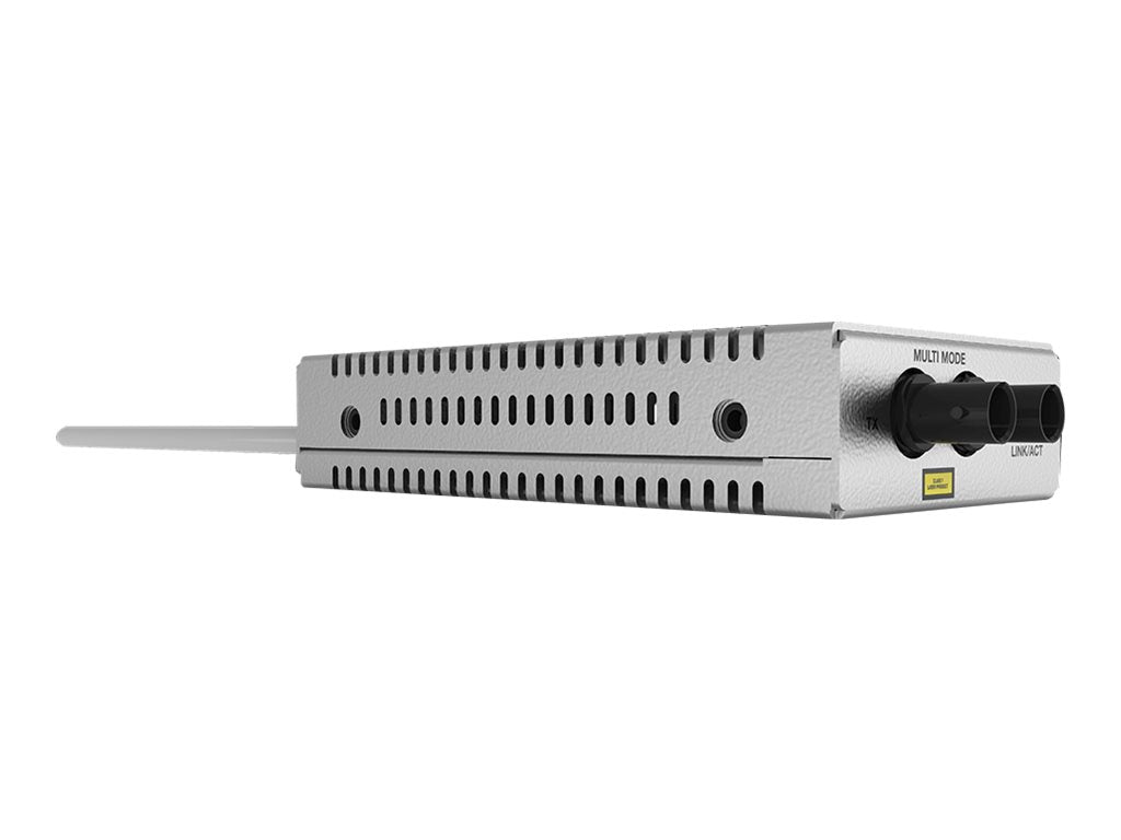 ALLIED USB -A or -C to 100SX/SC Fast Ethernet mini media converter with multi-mode SC fiber connector