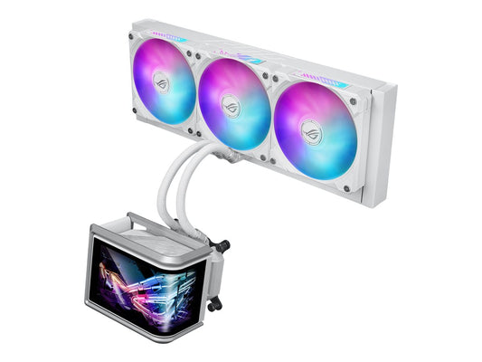 ASUS ROG RYUO IV SLC 360 ARGB CPU liquid cooler WHT