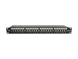 EATON Patch Panel 1U 24 Port CAT6A Shielded 10Gbps 110 Punch Down RJ45