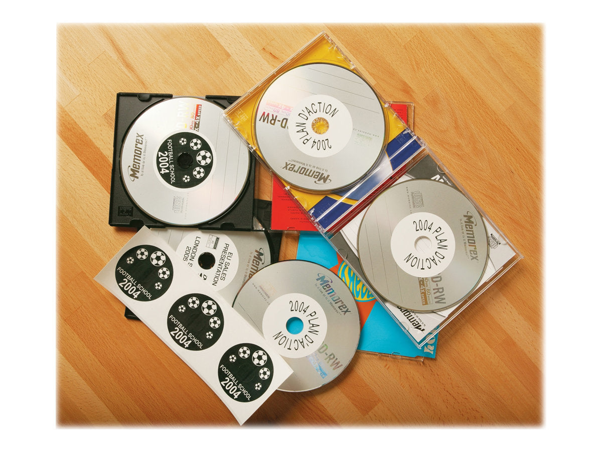 BROTHER P-TOUCH DK-11207 die-cut CD / DVD label (film) diameter 58mm 100 labels
