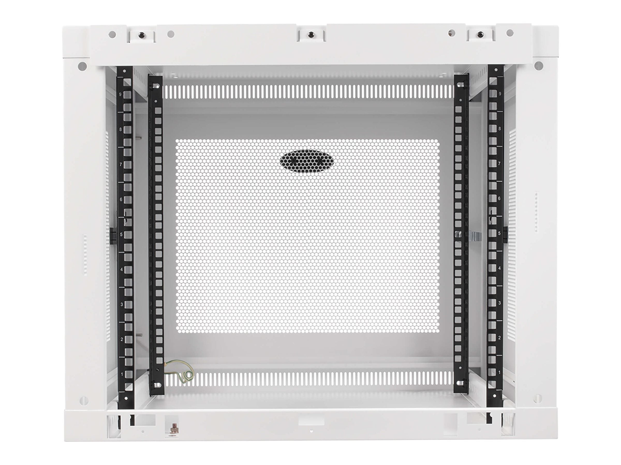 EATON TRIPPLITE Wallmount Rack Enclosure Cabinet 9U Switch Depth Deep White Rack enclosure cabinet wall mountable white 9U