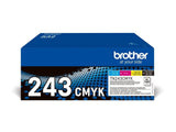 BROTHER TN243CMYK Pack Toner standard Cyan Magenta Jaune Noir 4x 1000 pages pour Hl-L32xx DCP-L35xx MFC-L37xx