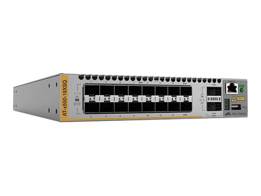 ALLIED 16x SFP+/SFP 2x QSFP+ L3 10G Intelligent Switch 10G/40G Stacking EU Power Cord