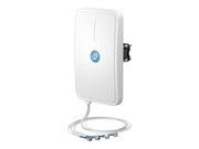 QUWIRELESS Tri-Band 2.4/5-7 GHz WiFi 6E/7 4x4 MIMO Directional Panel N-Male Wall/Mast Antenna