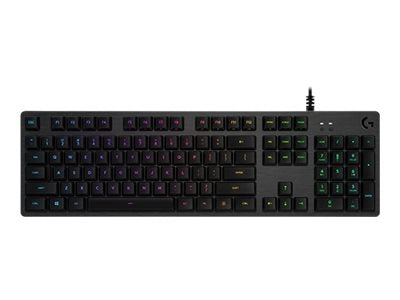 LOGITECH G512 CARBON LIGHTSYNC RGB Mechanical Gaming Keyboard with GX Brown switches - CARBON - (UK) - INTNL
