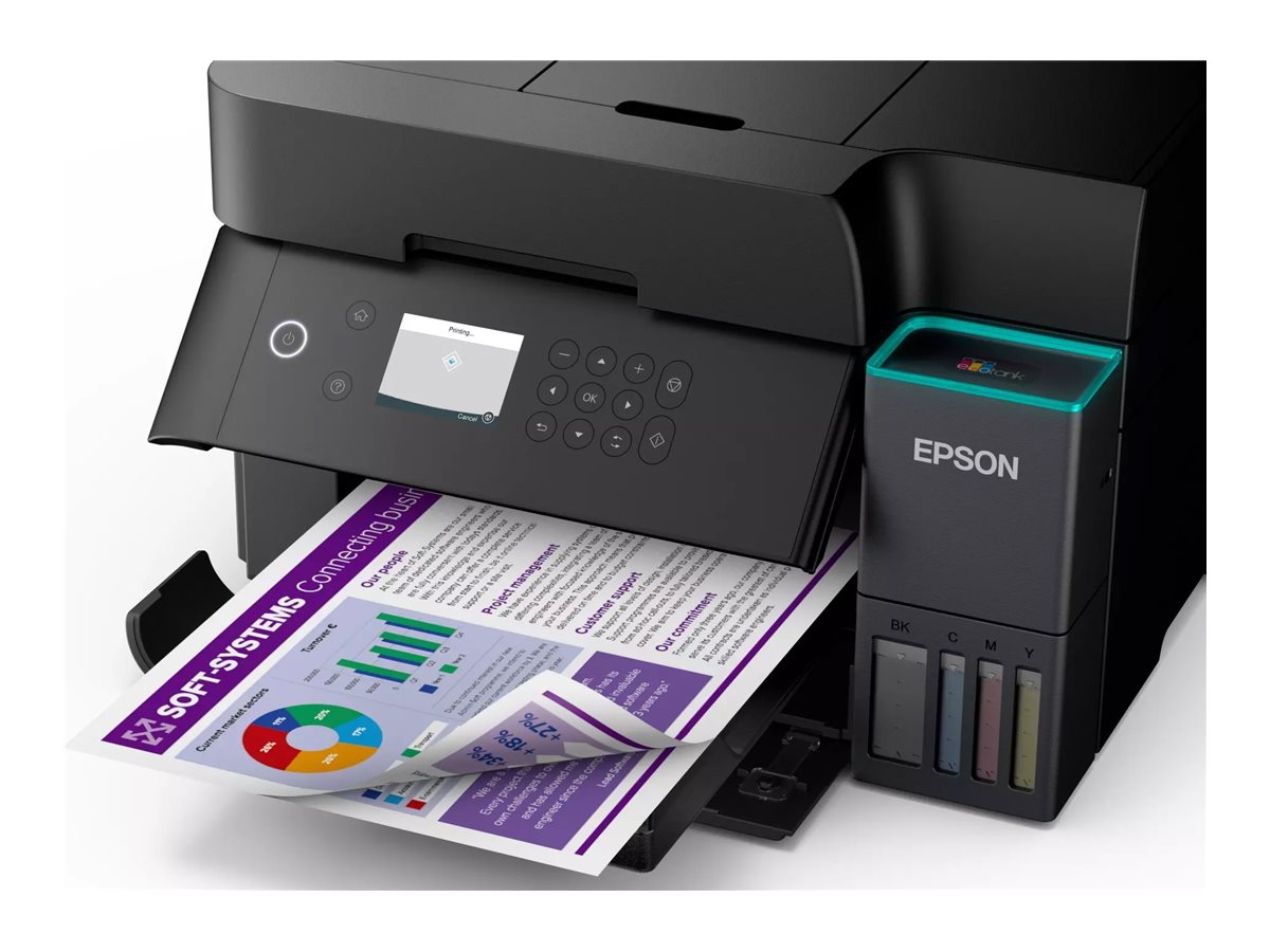 EPSON EcoTank ET-3950 Inkjet MFP A4 18ppm ISO USB WLAN Wi-Fi