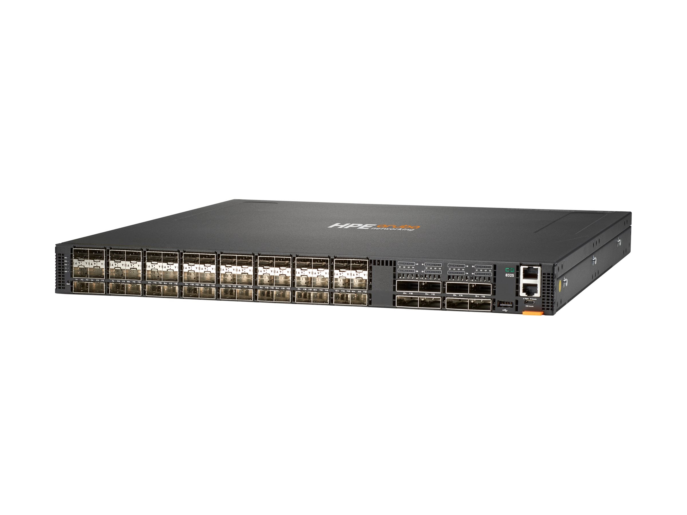 HPE Aruba 8325-48Y8C 48p 25G SFP/+/28 8p 100G QSFP+/28 Back-to-Front 6 Fans and 2 PSU Bundle EU en