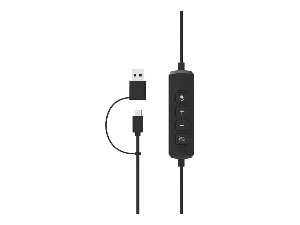 PORT DESIGNS Stereo Headset Wired USB Office Pro Lite 250