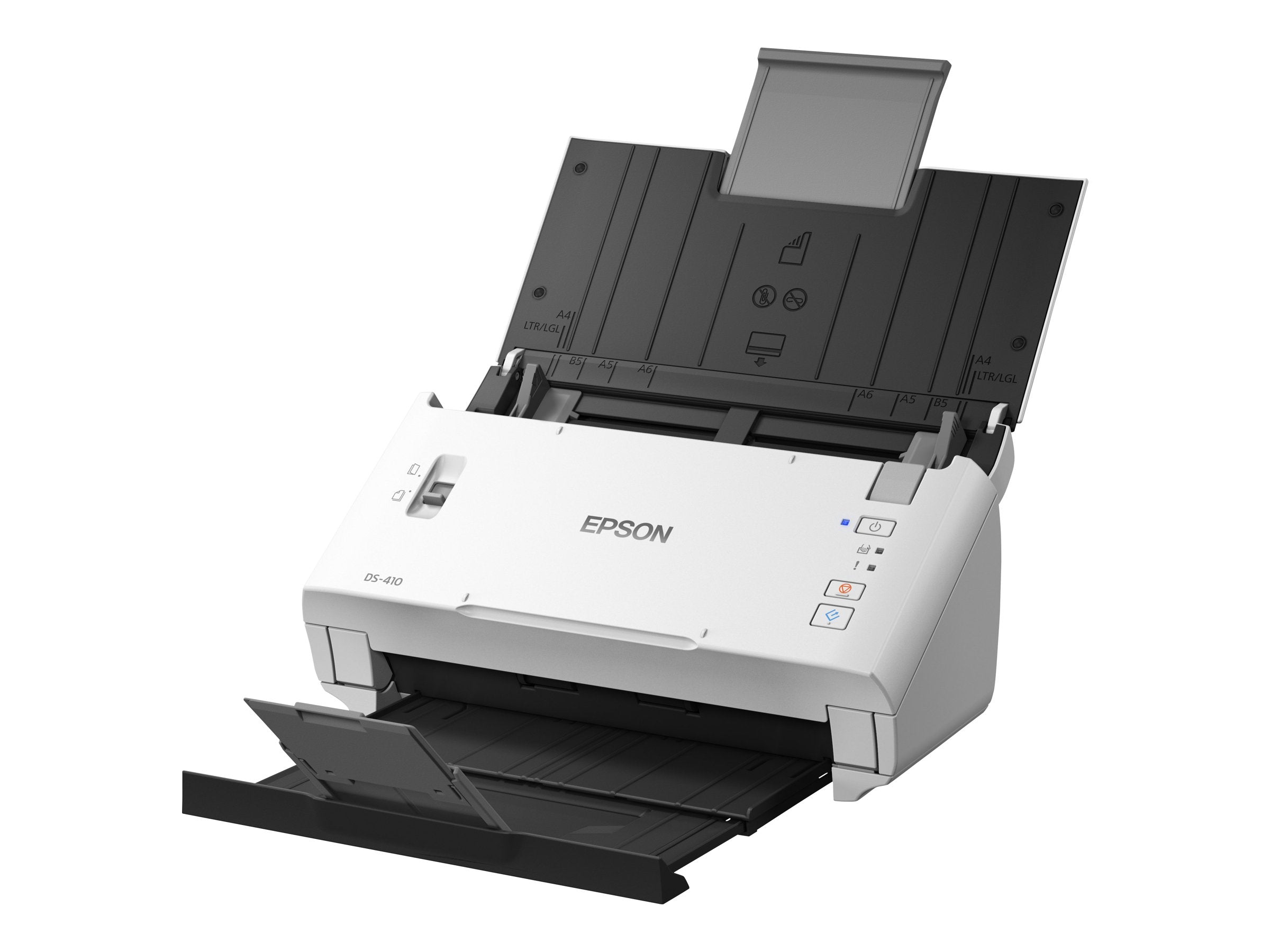 EPSON WorkForce DS-410 Document scanner Contact Image Sensor CIS Duplex A4 600x600dpi 26ppm ADF 50sheets 3000scans/d USB 2.0
