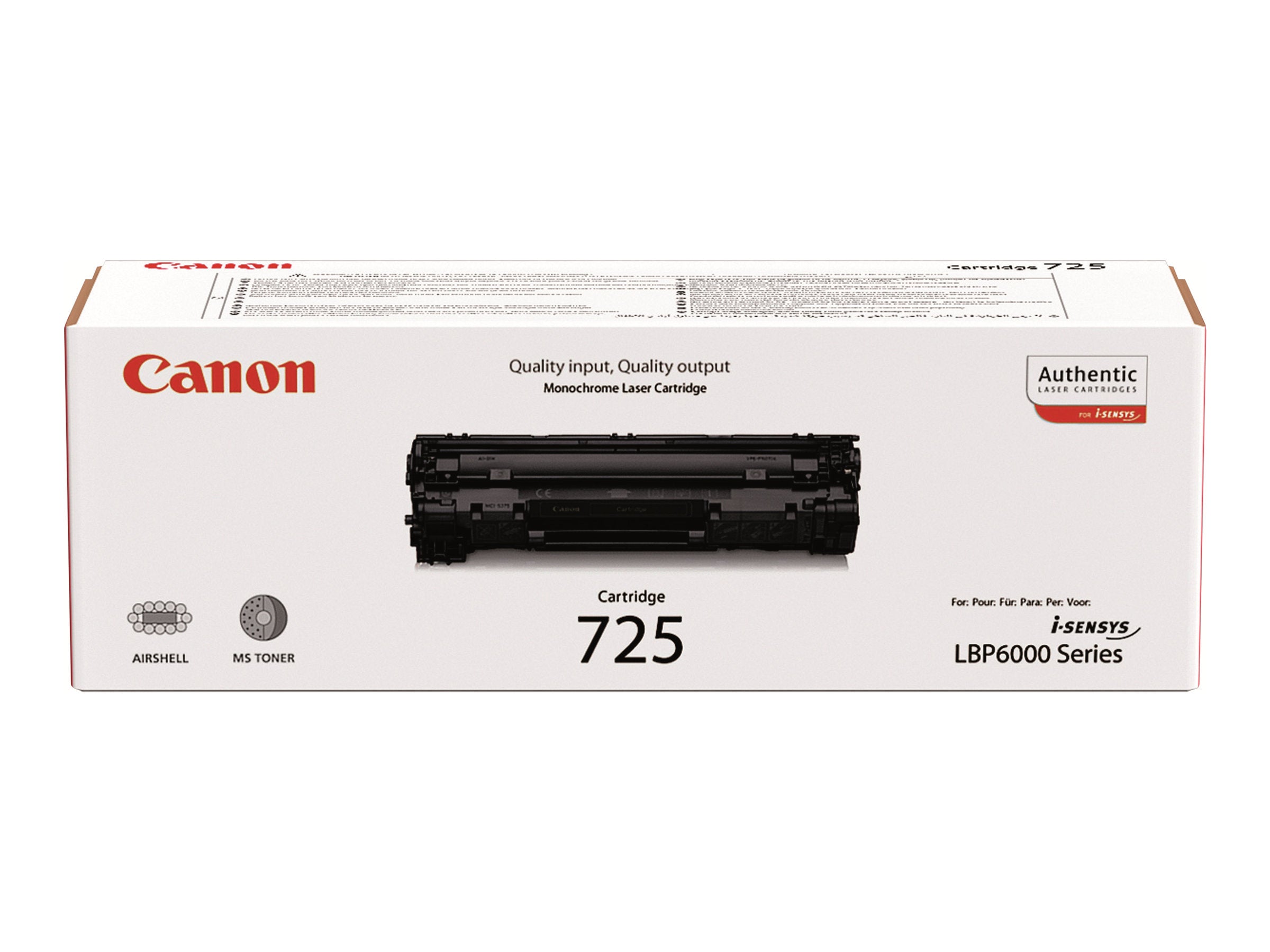 Toner/725 LBP Cartridge BK