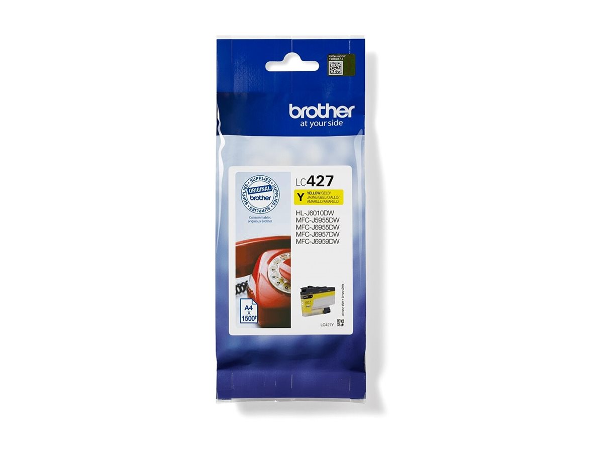BROTHER Yellow Ink Cartridge - 1500 Pages