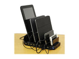 EATON TRIPPLITE 10Port USB Charging Station with Adjustable Storage 12V 8A 96W USB Charger Output Schuko Power Cord