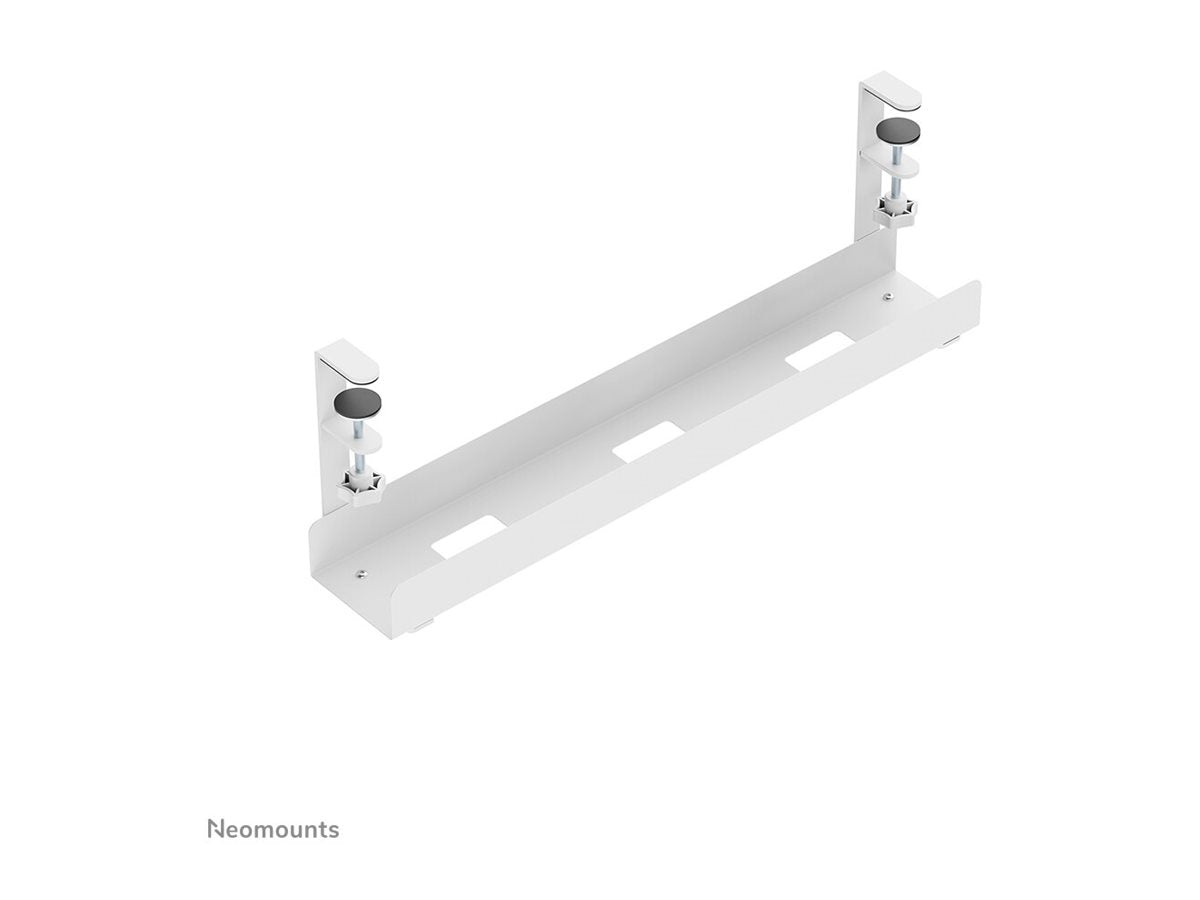 NEOMOUNTS Cable Management Tray max 5kg. clamp-on design universal white
