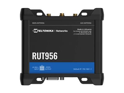 TELTONIKA NETWORKS RUT956 DUAL SIM 4G/LTE/3G/2G RS232 RS584 WiFi router eSIM version