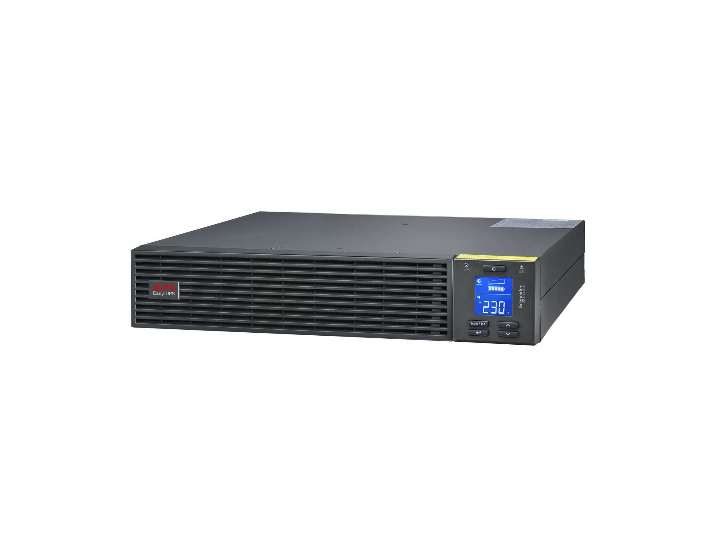 APC Easy UPS On-Line 2000VA/1800W Rackmount 2U 230V 4x IEC C13 Outlets Intelligent Card Slot LCD without Rackmount Kit