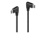 LINDY 0.5m USB 2.0 Type C Cable 2 x 90 Right Angle
