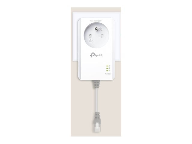 TP-LINK AV1000 Passthrough Powerline KIT Broadcom 1 Gigabit Port