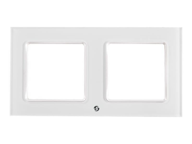 SHELLY Wall Frame 2 White 2-Gang Wall Switch Frame