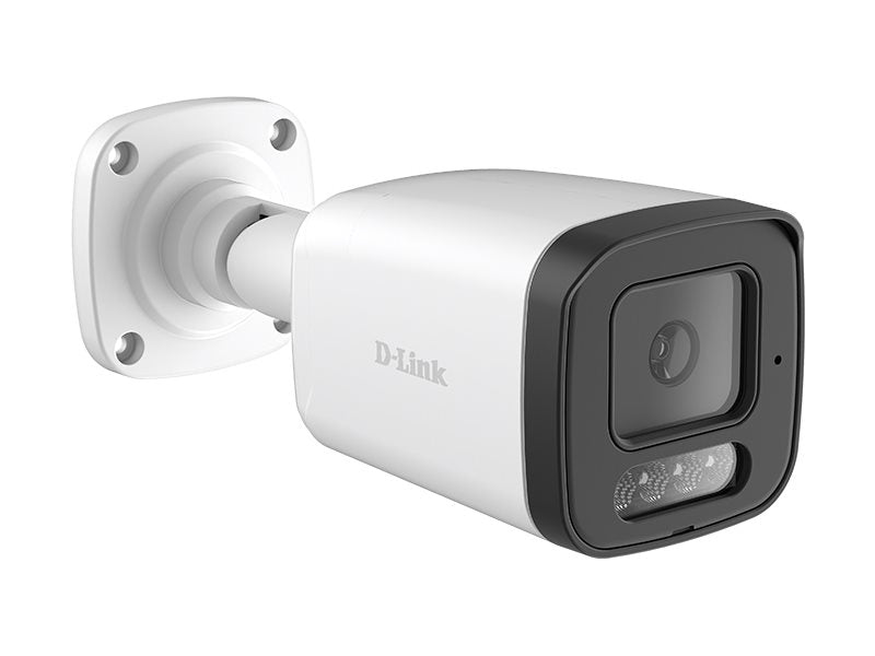 D-LINK Caméra bullet Extérieure 2MP H265 Capteur CMOS 2MP 1/3p Vision nocturne IR intelligent jusquà 30m Détection de mouvement