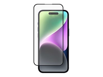 TNB Protection intégrale en verre trempé pour iPhone 15 - transparent