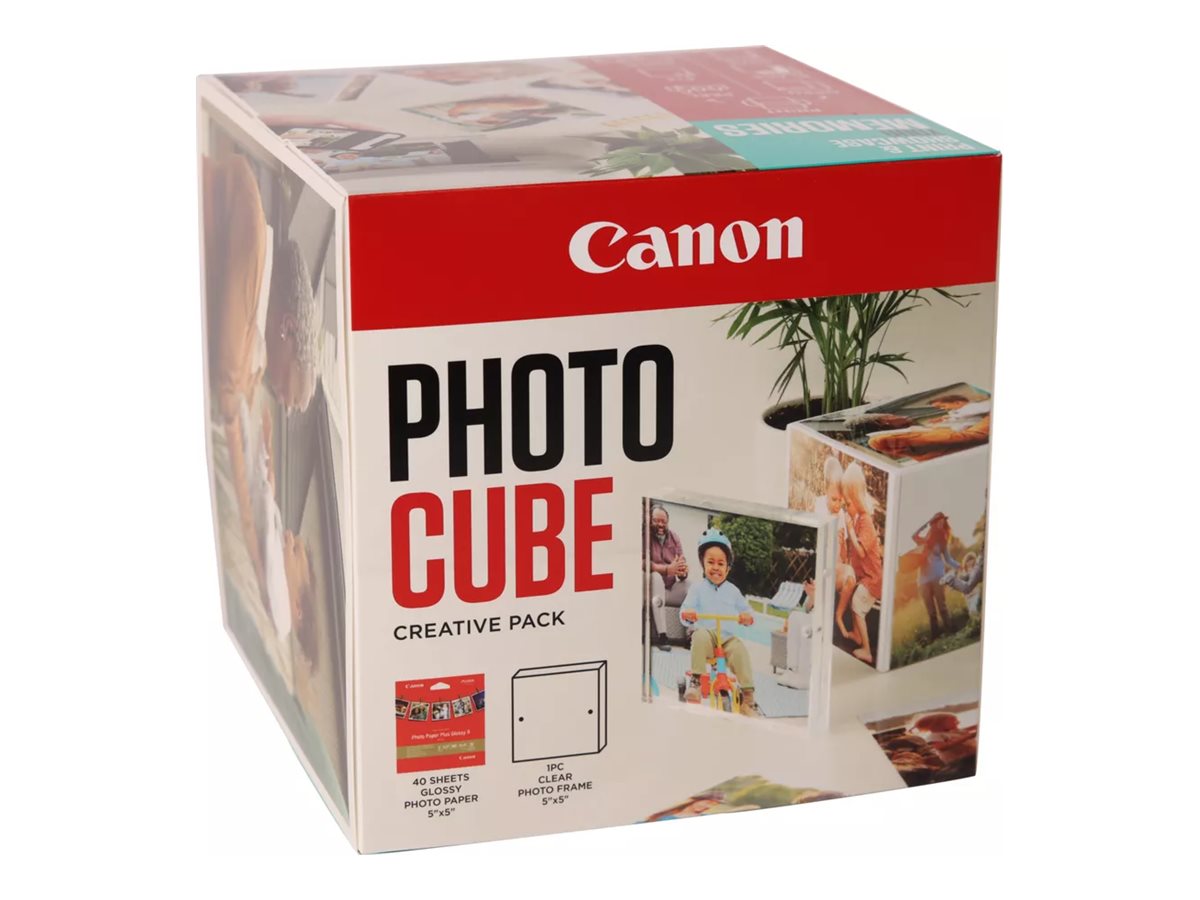 CANON pp-201 Ink Cartridge 5x5 Photo Cube Creative Pack White Blue