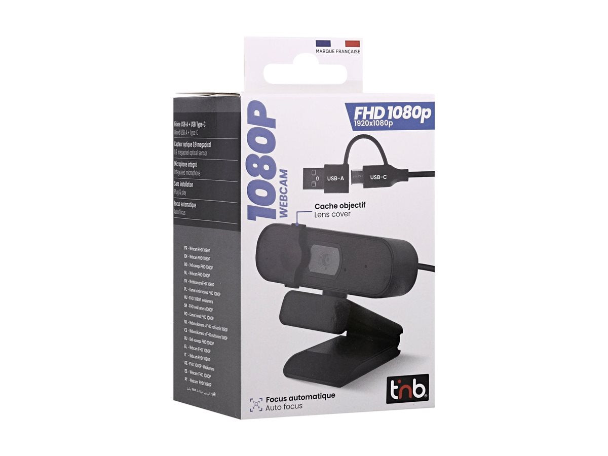 TNB FHD 1080p Webcam - PureView Plus - black