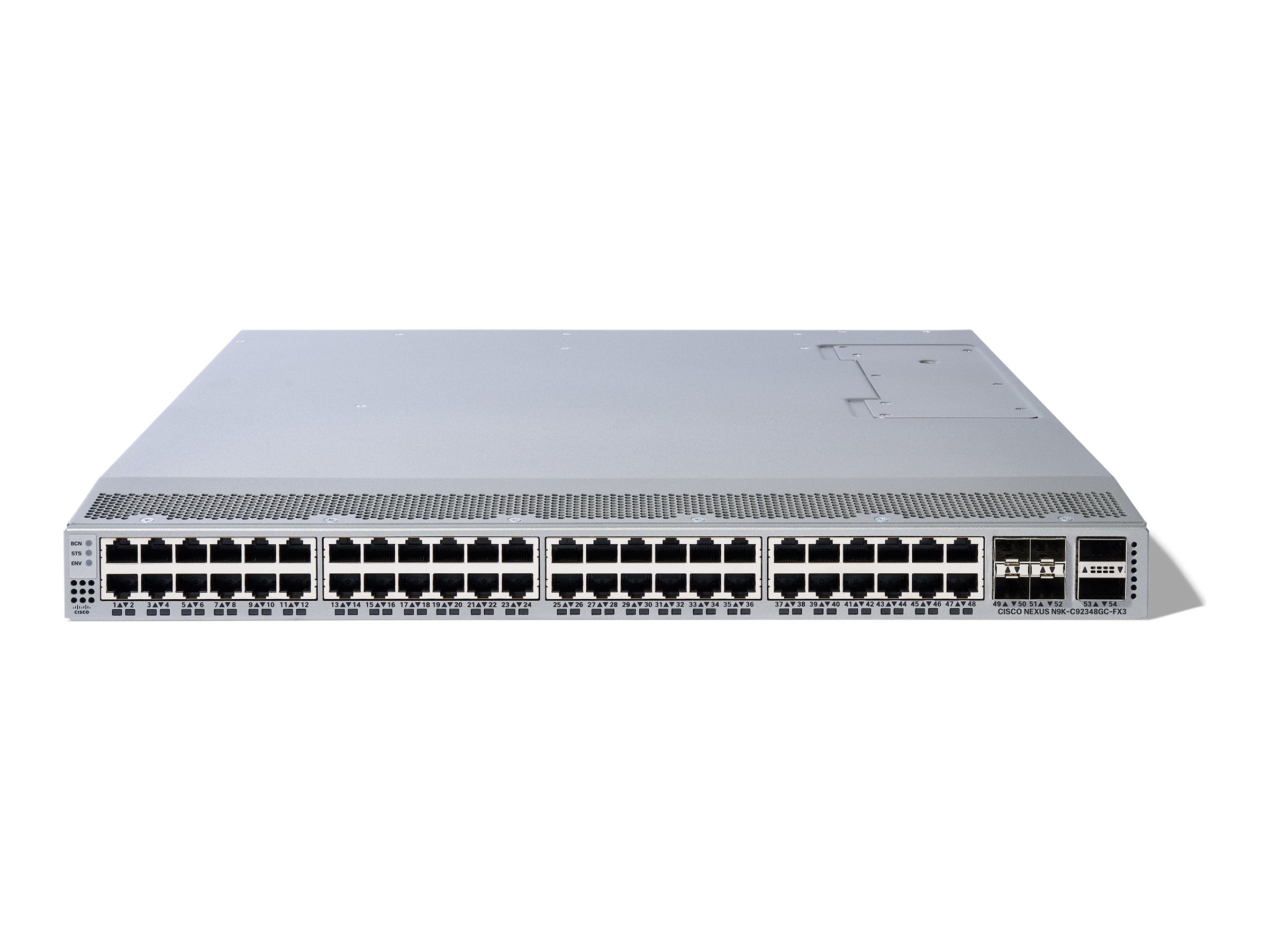 CISCO Nexus 9200 with 48p 100M/1GT 4p 10/25G and 2p 40/100G QSFP28
