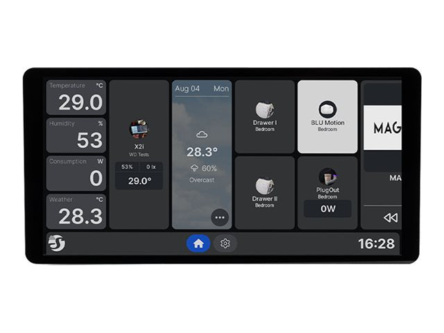 SHELLY Wall Display X2i Black WLAN Touchscreen Display