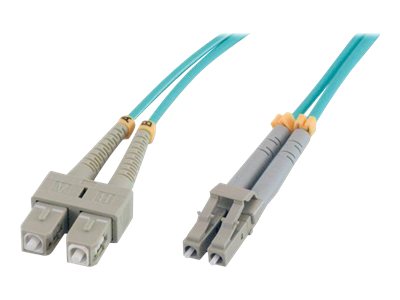MCL SC/LC Multimode duplex 50/125 OM3 optical fiber - 30m