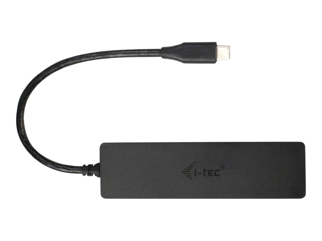 I-TEC USB C Slim Passive HUB 4 Port without power adapter for Notebook Tablet PC supports Win Mac OS compatible with Thunderbolt
