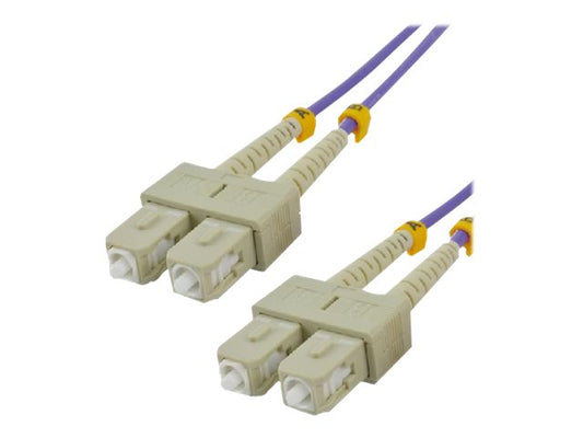MCL SC/SC Multimode duplex 50/125 OM4 optical fiber - 10m