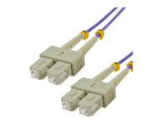 MCL SC/SC Multimode duplex 50/125 OM4 optical fiber - 5m