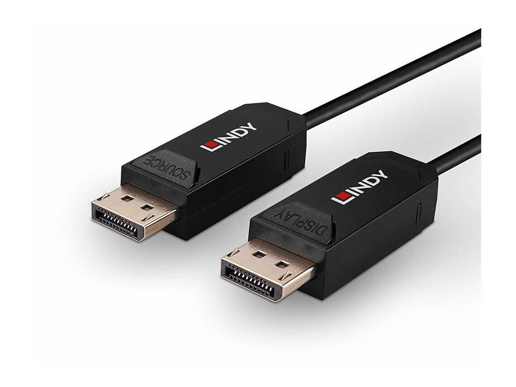 LINDY 15m Fibre Optic Hybrid DP 2.0 UHBR10 Cable