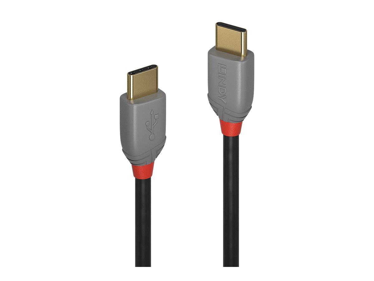 LINDY Câble USB 2.0 Type C Anthra Line 1m