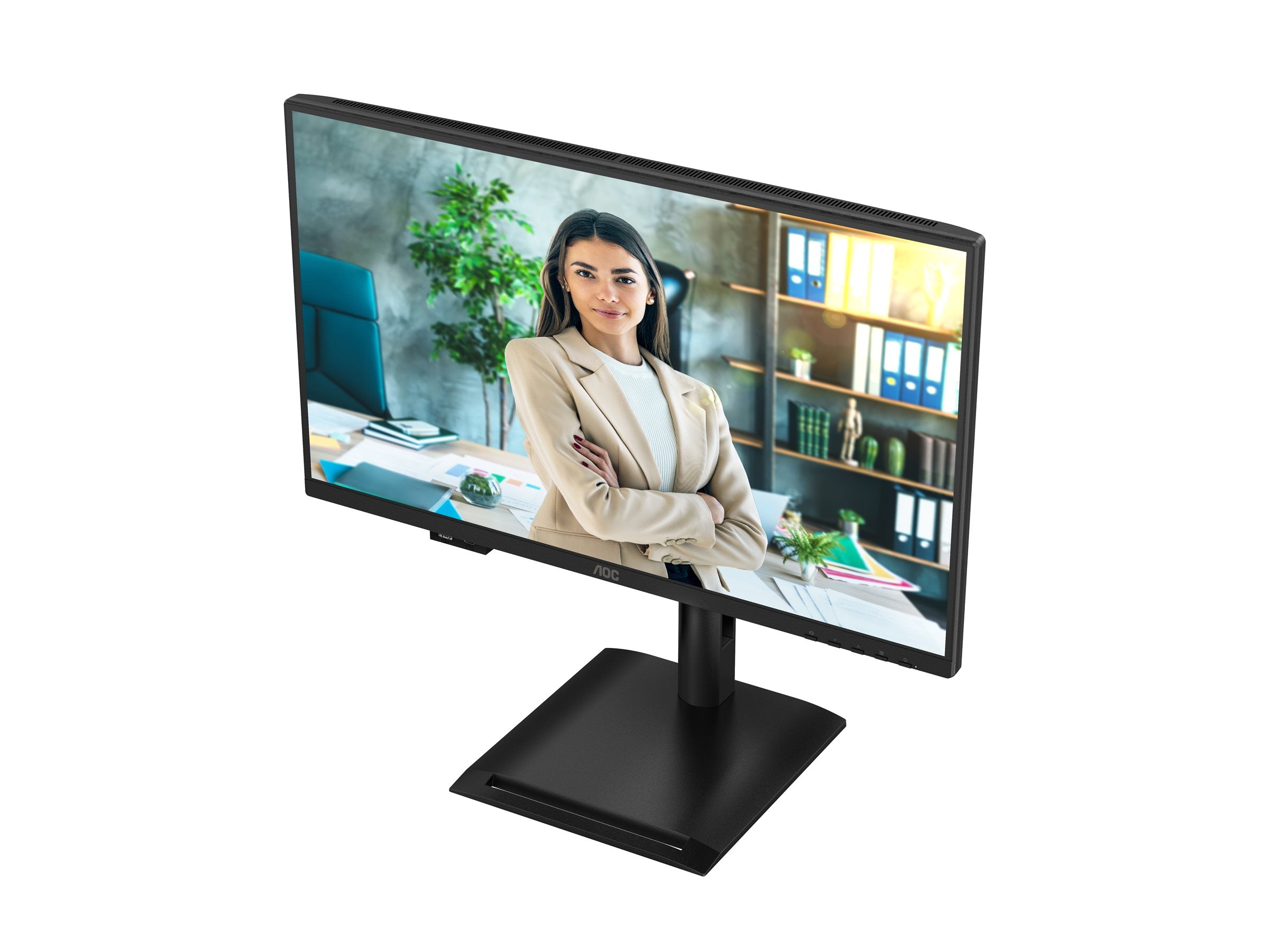 AOC 24P4CV 23.8p IPS FHD 120Hz 4ms HDMI DP USB C PD96W HUB USB Speakers HAS 150mm