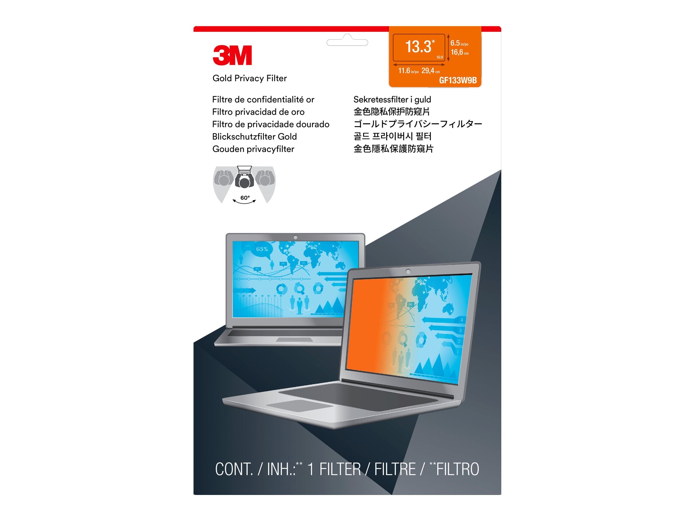 3M GPF13.3W9 for 13.3inch Notebook PC