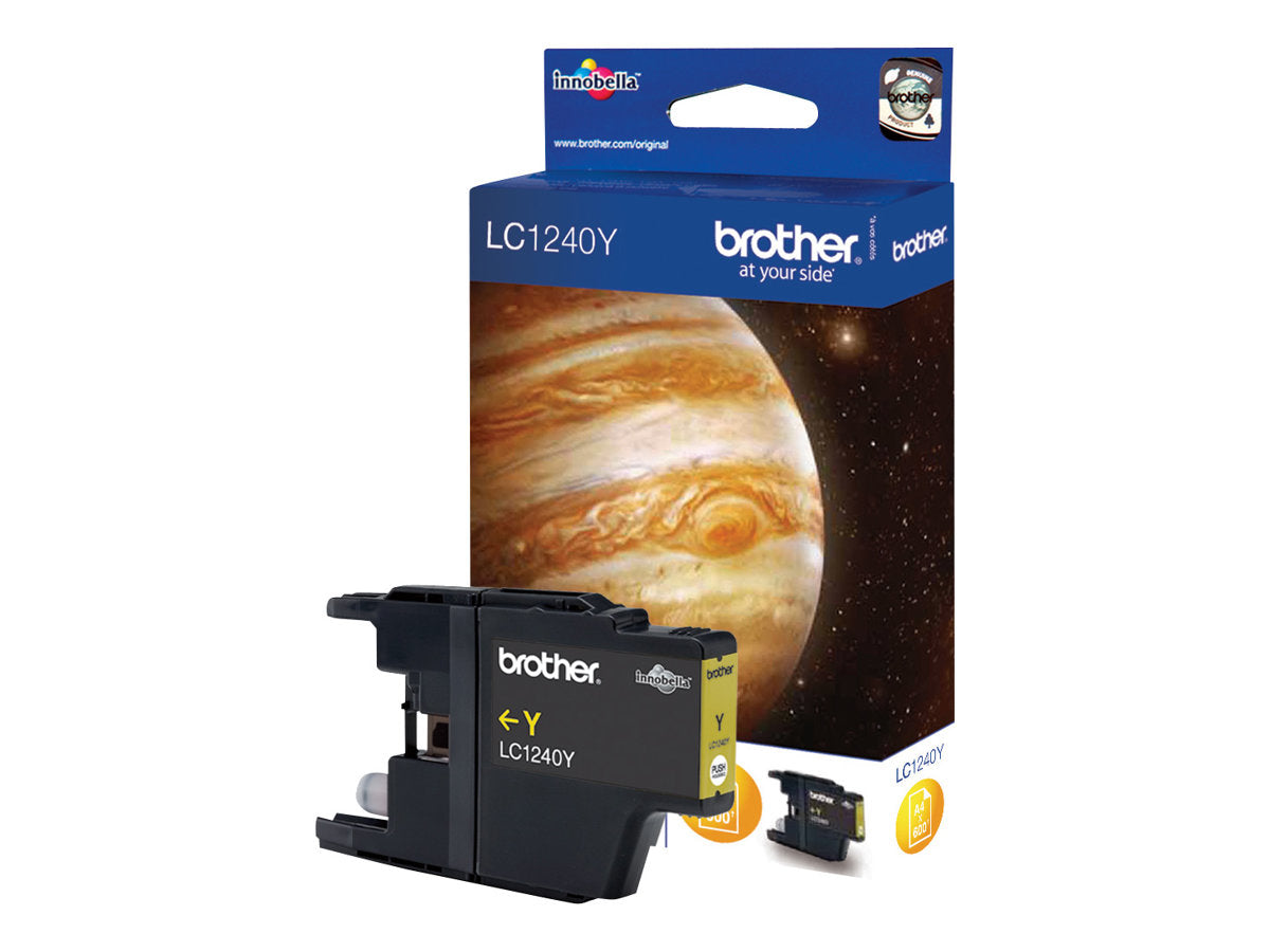 BROTHER LC-1240 cartouche d encre jaune haute capacité 600 pages pack de 1