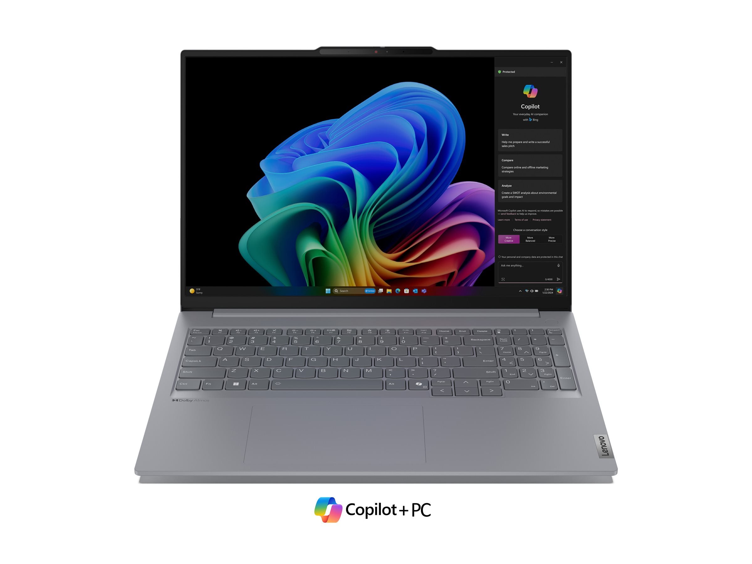 LENOVO ThinkBook 16 - G7- 16p WUXGA - QOY Snapdragon X Plus X1P-42-100 - 32Go RAM - 1To SSD